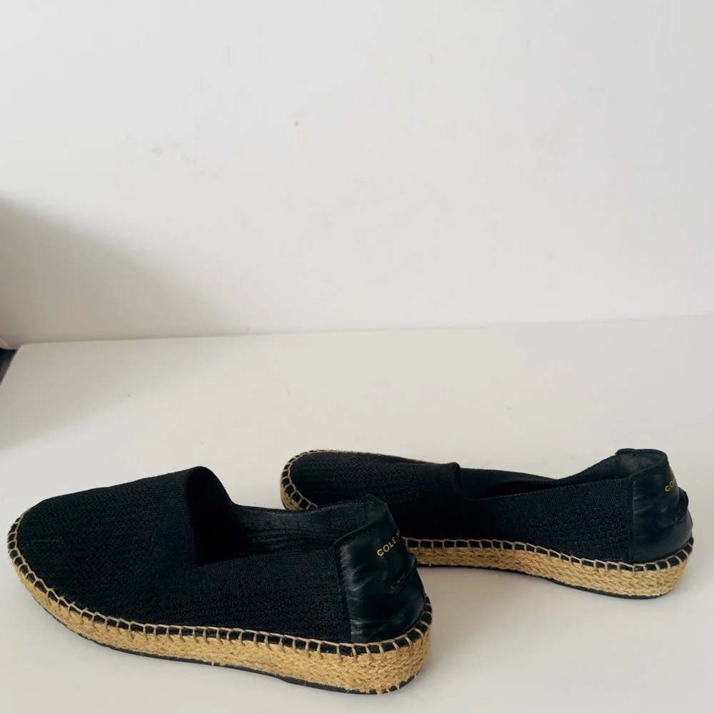Cole Haan Black‎ Woven Espadrilles